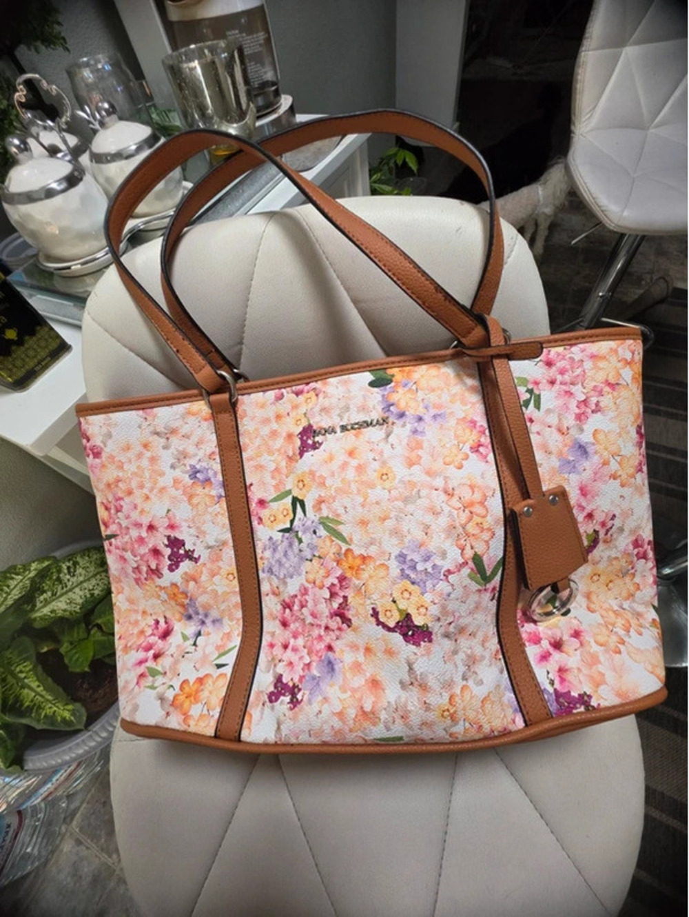 Floral Tote Bag – Like Newral Tote Bag – Like New